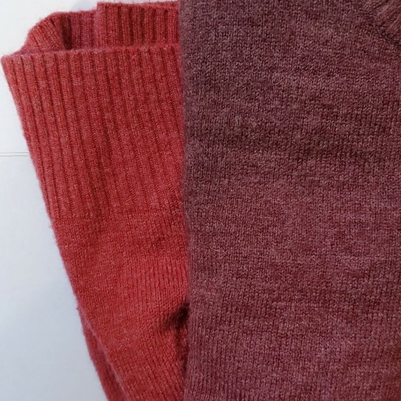 Argyle Culture by Russel Simmons Ombre Acrylic Sweater Red Men's Large - Picture 2 of 7